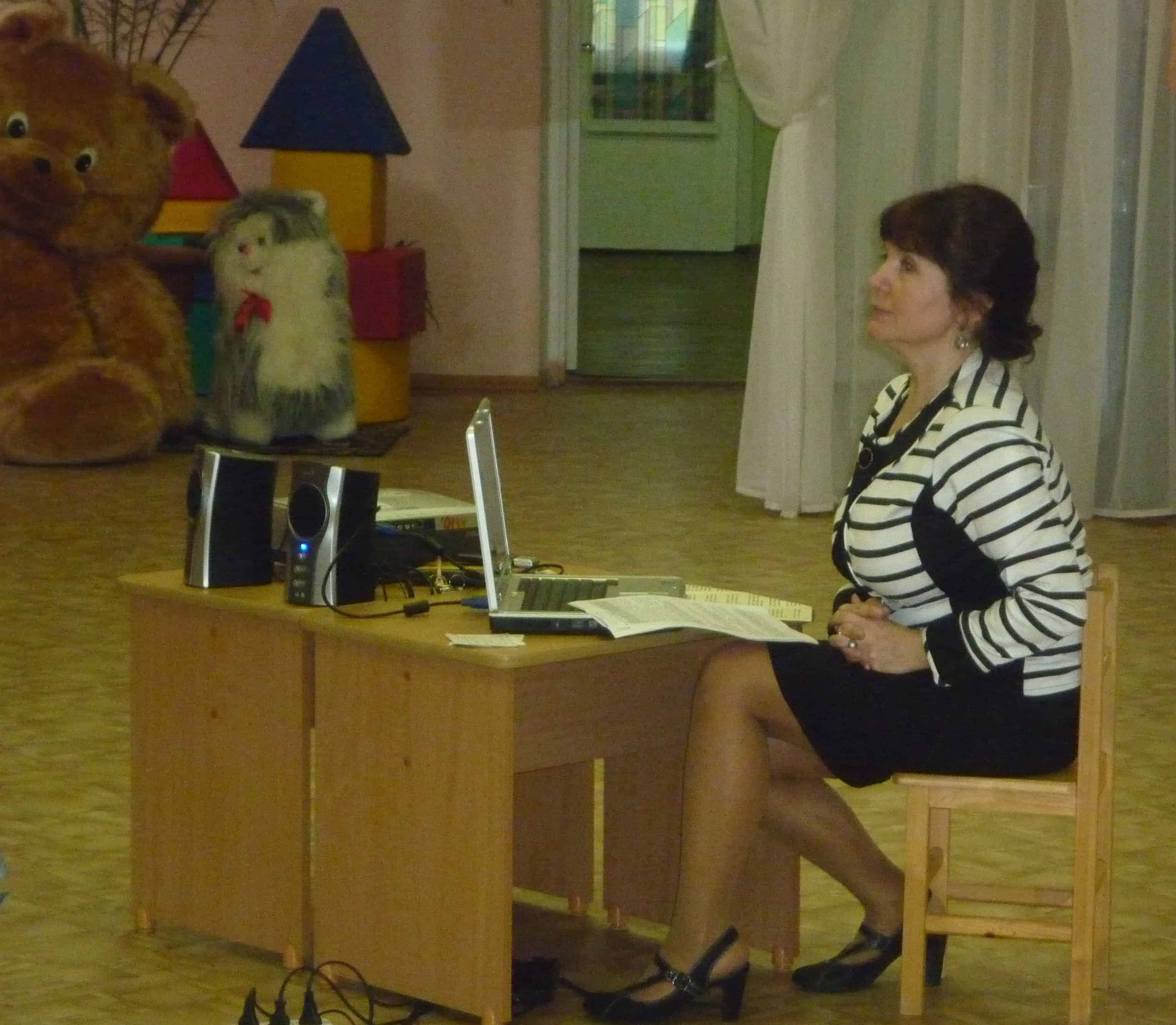 И.Н. Крохина на семинаре в ДОУ