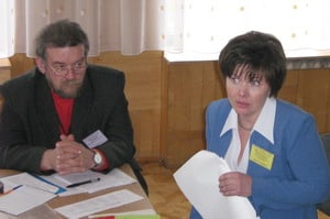 Член жюри Эдуард Алехин после открытого урока Натальи Маркевич