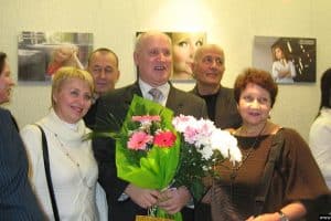 Леонид Авксентьев на вечере в Национальном театре