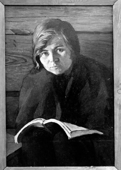 Фолке Ниеминен. Портрет искусствоведа С.К. Поляковой 