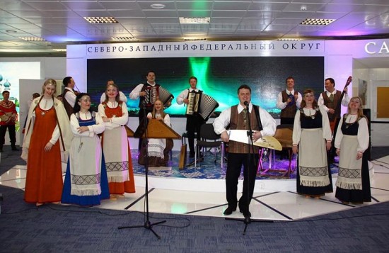 Выступление в экспозиции регионов России – «Кантеле» представлял не только Карелию, но и Северо-Западный федеральный округ
