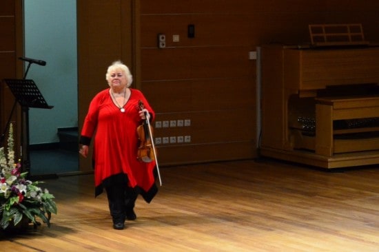 Дора Шварцберг на сцене Петрозаводской консерватории