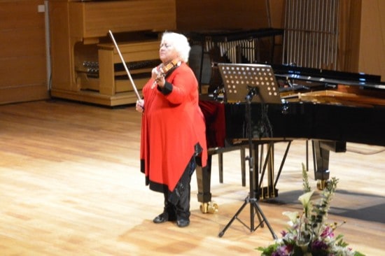 Дора Шварцберг на сцене Петрозаводской консерватории