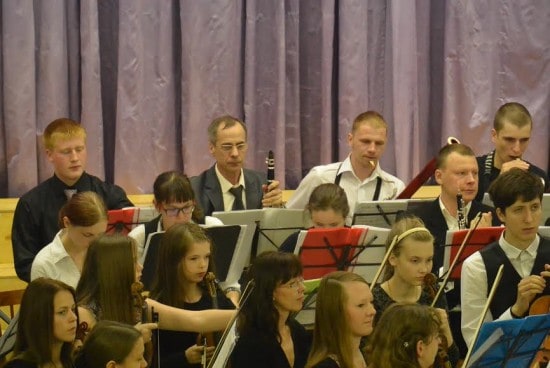 Преподаватели и их ученики в одном оркестре