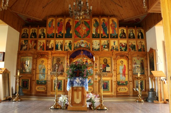 -Иконостас в церкви Зосимы, Савватия и Германа Соловецких. 2005-2006