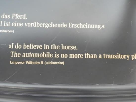 Слова Вильгельма II: «И все-таки я верю в лошадь. Автомобиль – это не более чем временное транспортное явление». Кайзер ошибался не только в решении политических задач..