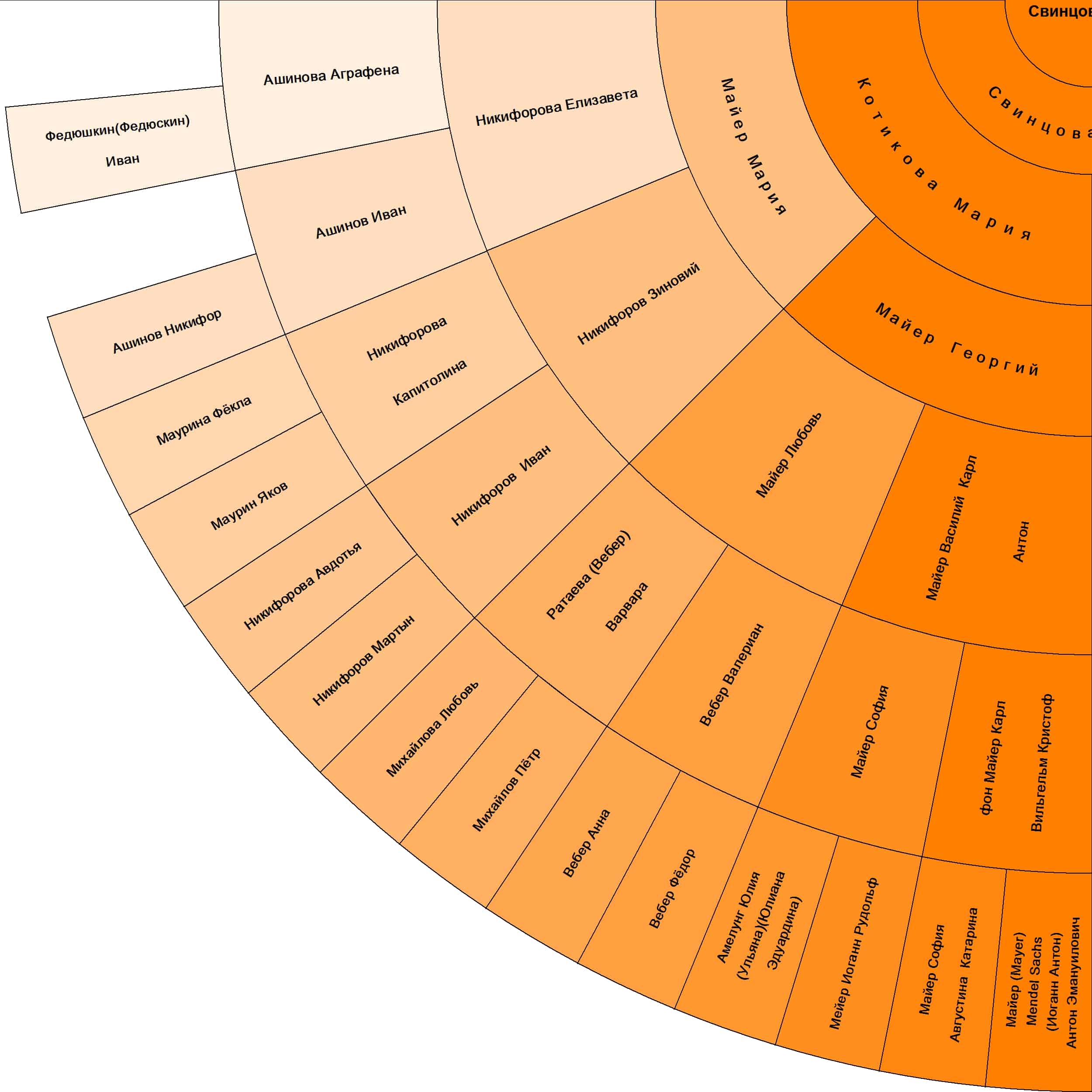 Карта рода. Круговая родословная таблица. Круговое генеалогическое Древо.