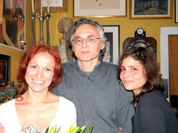 Актриса Татьяна Кот (слева), Дон Нигро и режиссер Иветта Даменг на спектакле «Марина» в Нью-Йорке. Август 2014 года.