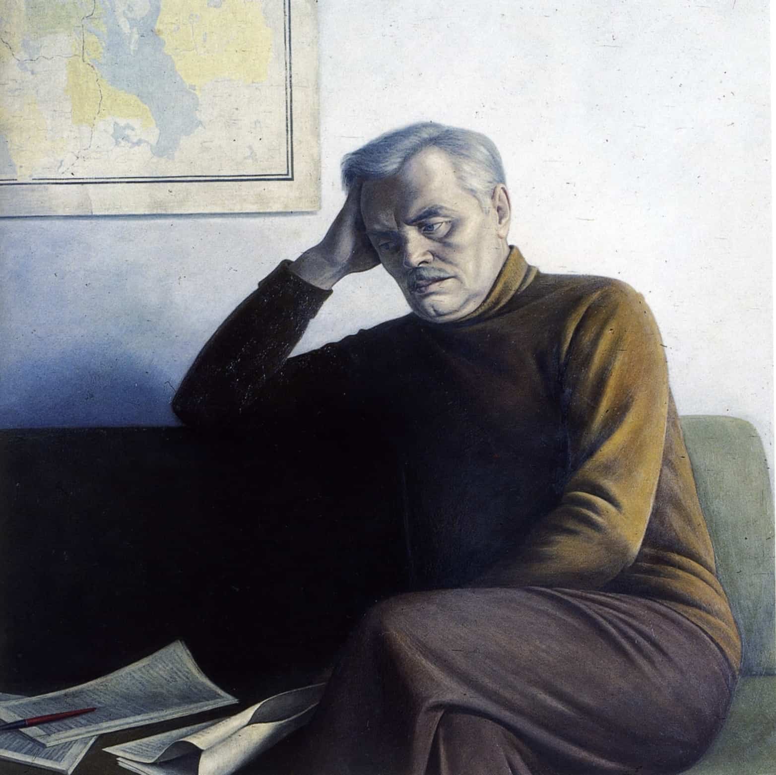 Валентин Чекмасов. Писатель Дмитрий Гусаров. 1983 год