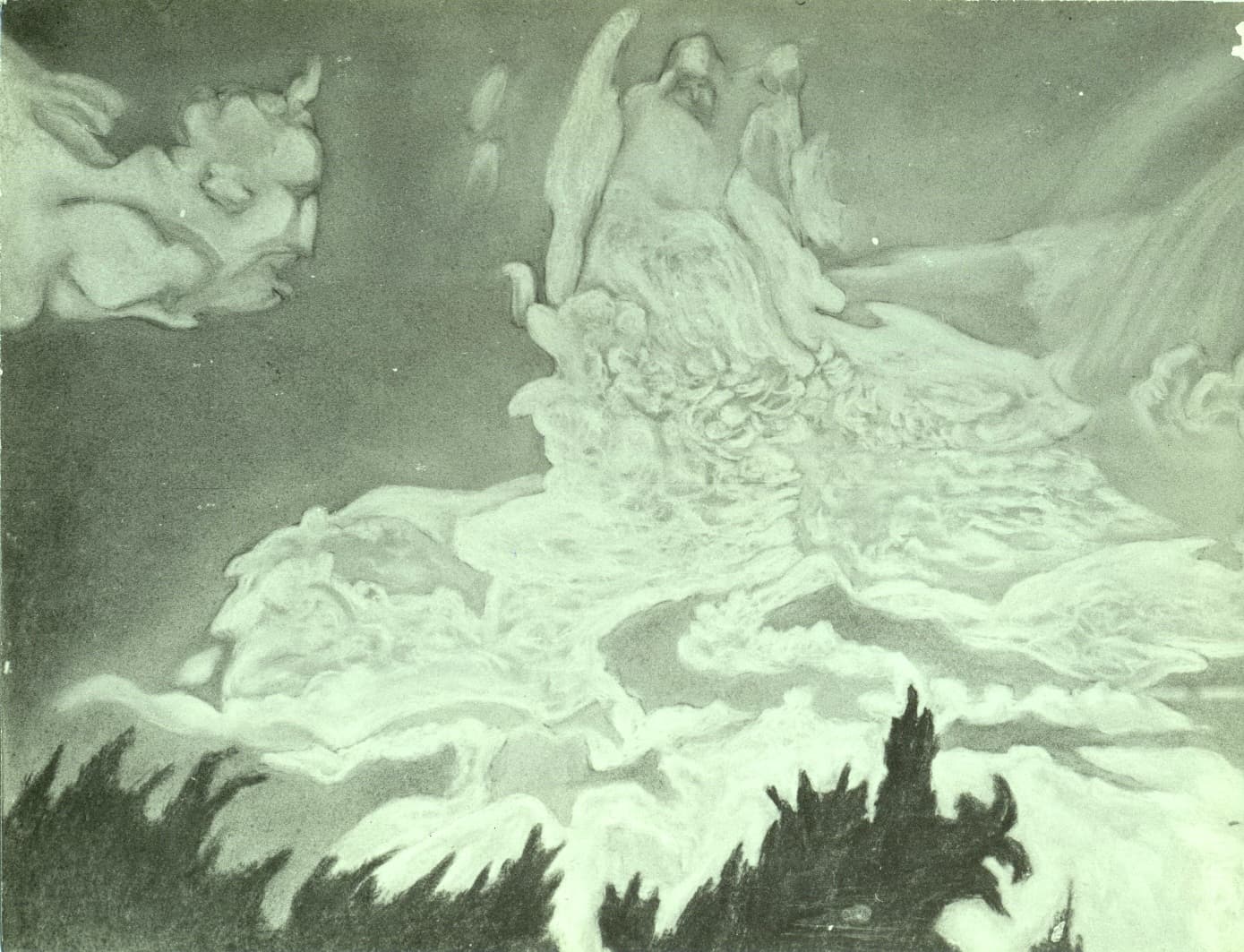 П.П. Фатеев. Из цикла "Облака". 1933 год
