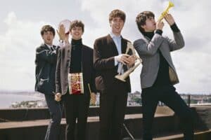 Последний совместный концерт The Beatles дали на крыше. 1969 год. Фото: Gettyimages