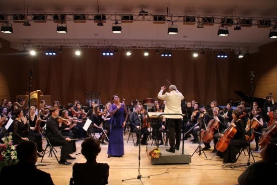 Юлия Маточкина в Большом зале Петрозаводской консерватории. 4 апреля 2016 года