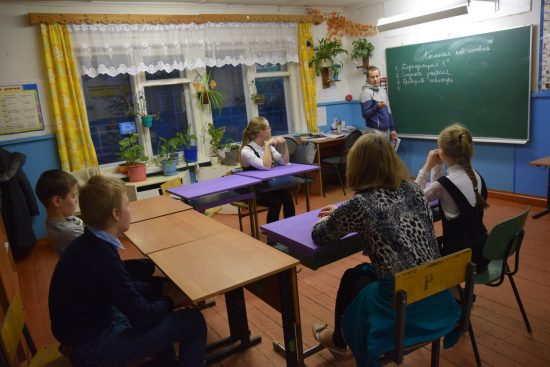 В Кепской основной общеобразовательной школе имени Ортье Степанова. Фото Марии Голубевой