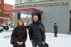 Глеб Яровой и адвокат Наталья Чернова