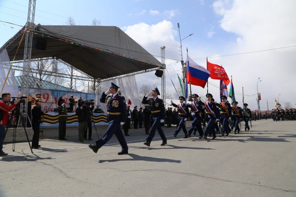 Торжественное прохождение войск Петрозаводского гарнизона