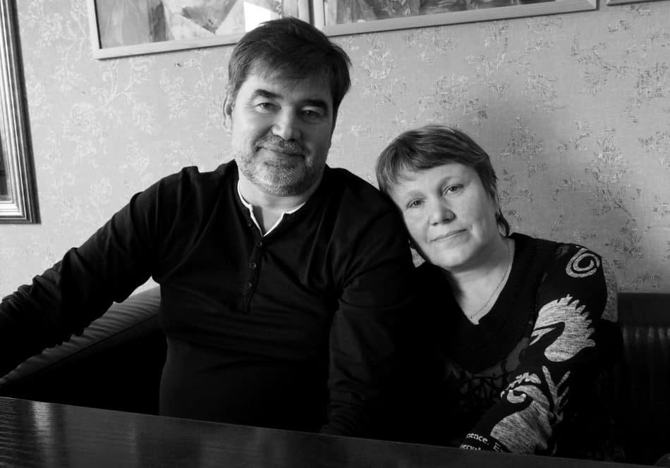 Валерий Железняков с женой