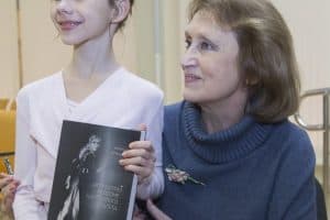 Наталья Гальцина на презентации своей книги. Фото Виталия Голубева