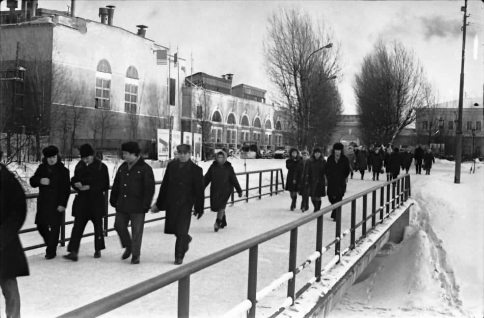 ОТЗ. Конец смены, 1976 год. Фото: Борис Семенов