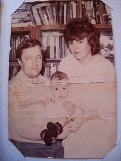  Фото Михаил с родителями - отцом Валерием Валентиновичем и мамой Ниной Юлиевной