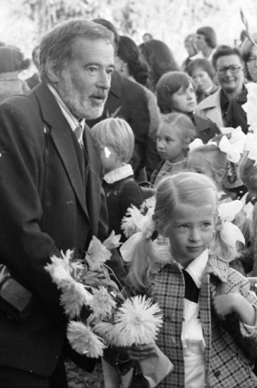 Игорь Румянцев с дочерью Илоной. Фото Бориса Семенова