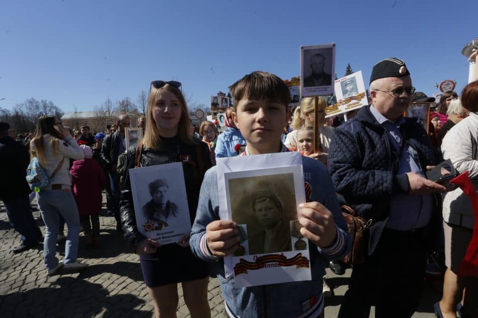 "Бессмертный полк" в Петрозаводске. 9 мая 2018 года. Фото Владимира Ларионова