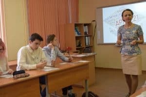 Год назад учителем года Карелии стала преподаватель английского языка Надежда Агеева из петрозаводской школы №2. Фото Марии Голубевой