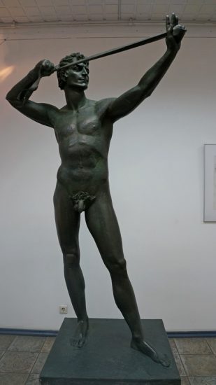 Павел Калтыгин. Скульптура Давида (подарена музею ИЗО РК)