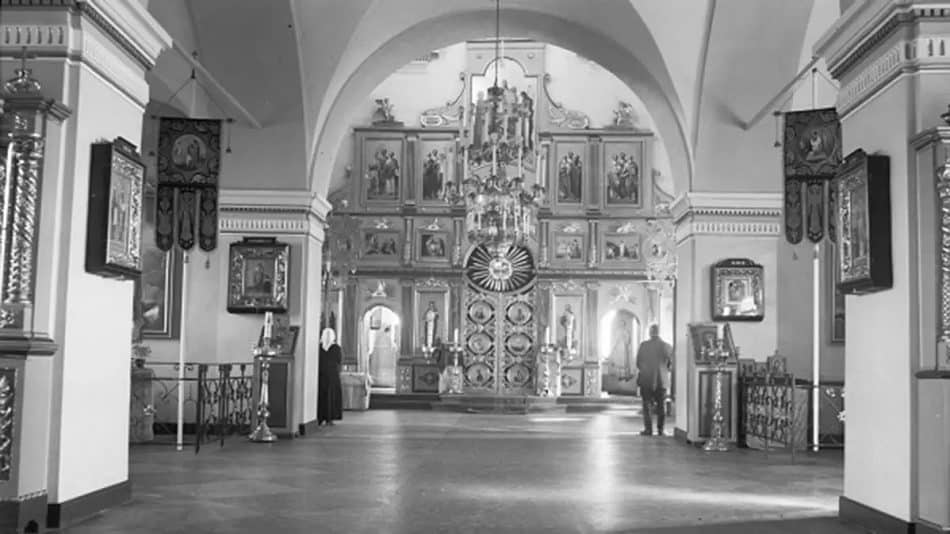 Православная церковь в Салми. Конец 1930-х.  Фотограф Toivo Talvi