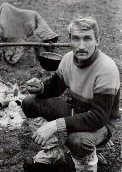 После успешного восхождения. Станислав Зверховский - один из ветеранов столбизма. Фото из личного архива