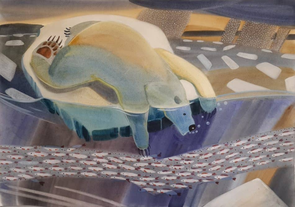 Юлия Коросова. Из триптиха "Удивительная жизнь полярного медведя"