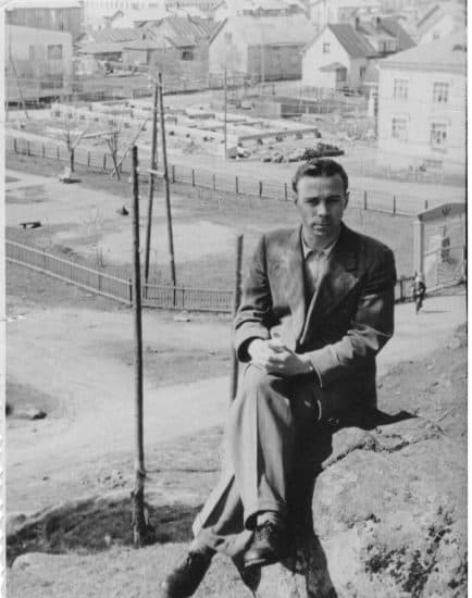 Владимир Крылов в городе Лахденпохья. 1950-е. Фото из личного архива Натальи Крыловой
