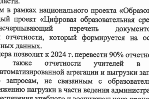 Министерство просвещения проблему отчетности педагогов решит через пять лет