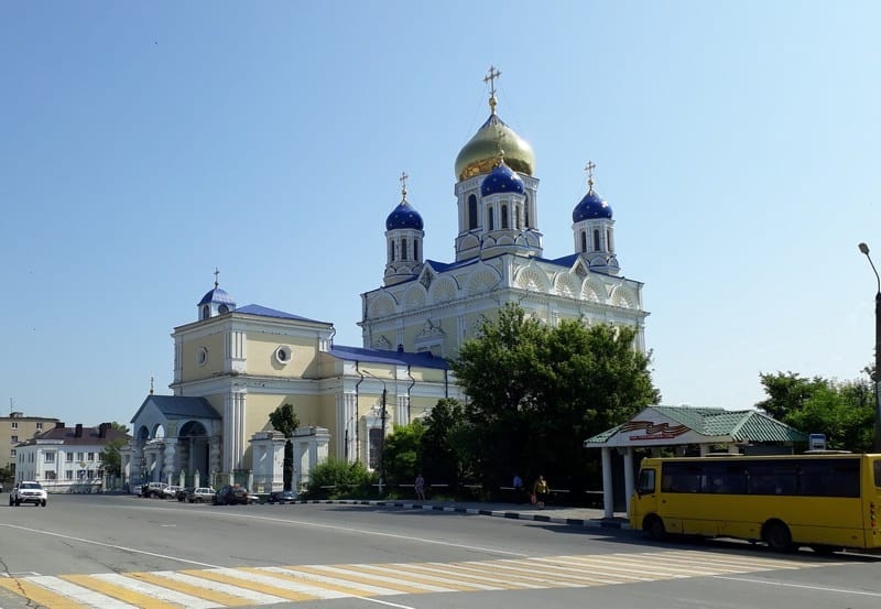 Вознесенский собор Елец карандашом