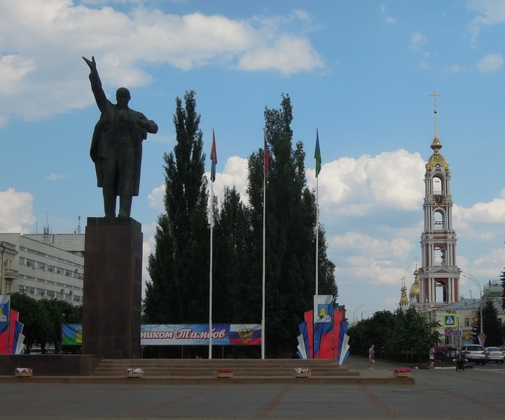 Памятник ленину в тамбове фото