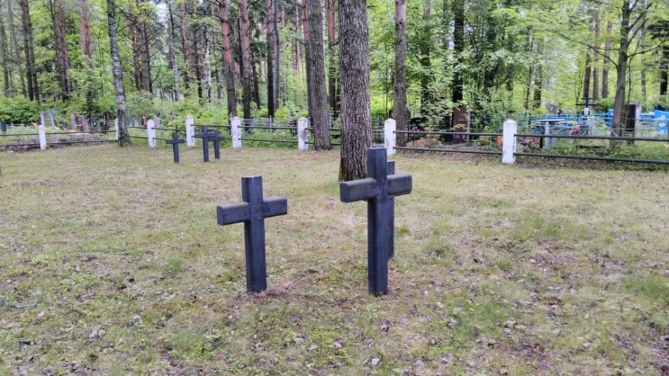 На кладбище немецких военнопленных. Фото: Евгений Лисаков/ rk.karelia.ru