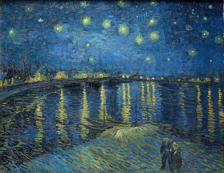 Винсент ван Гог. Звездная ночь над Роной