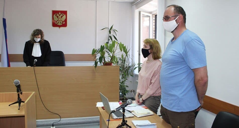 Сергей_Филенко в суде 3 июня 2021 года. Фото: Валерий Поташов/stolicaonego.ru